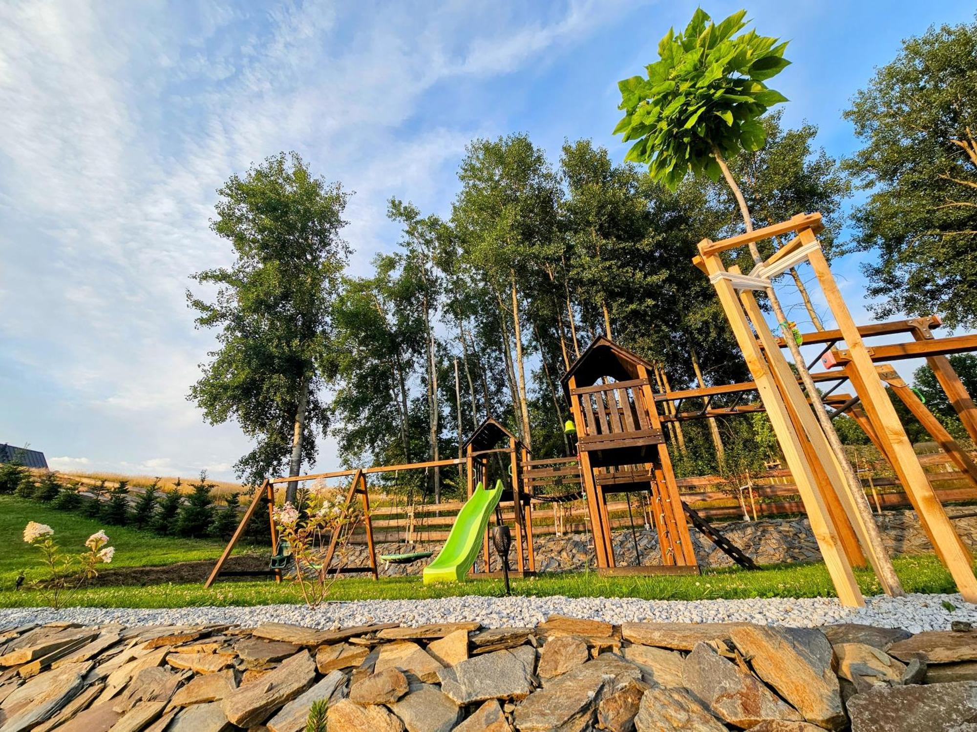 Osada Sierpnica - Uroczy Dom Z Kominkiem I Balia W Gorach Sowich ภายนอก รูปภาพ