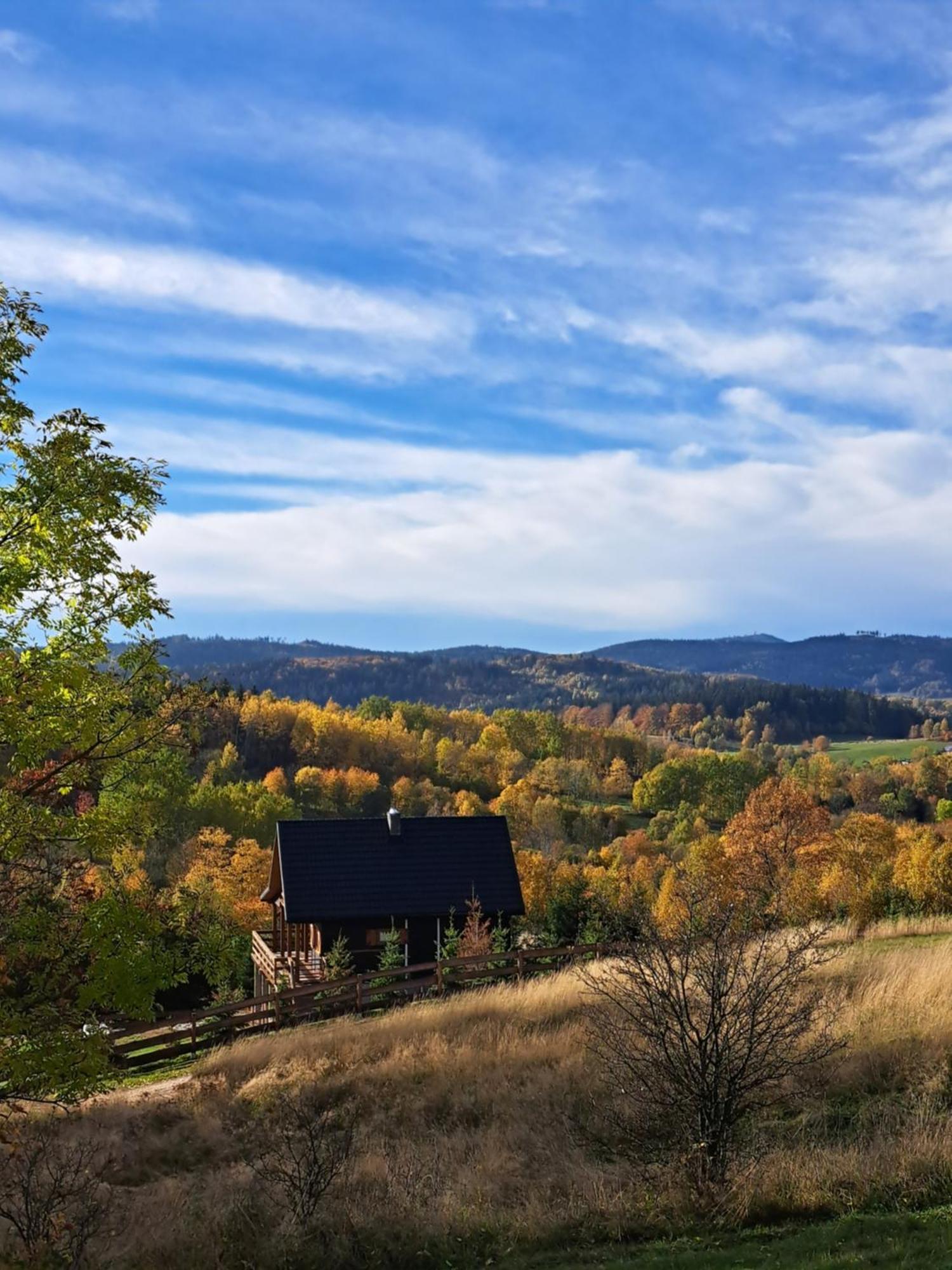 Osada Sierpnica - Uroczy Dom Z Kominkiem I Balia W Gorach Sowich ภายนอก รูปภาพ